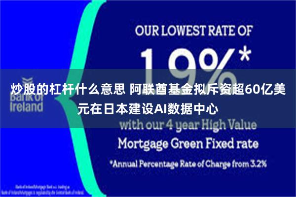 炒股的杠杆什么意思 阿联酋基金拟斥资超60亿美元在日本建设AI数据中心