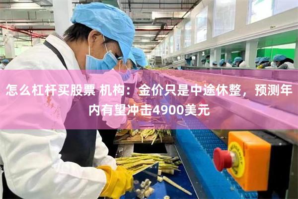 怎么杠杆买股票 机构：金价只是中途休整，预测年内有望冲击4900美元